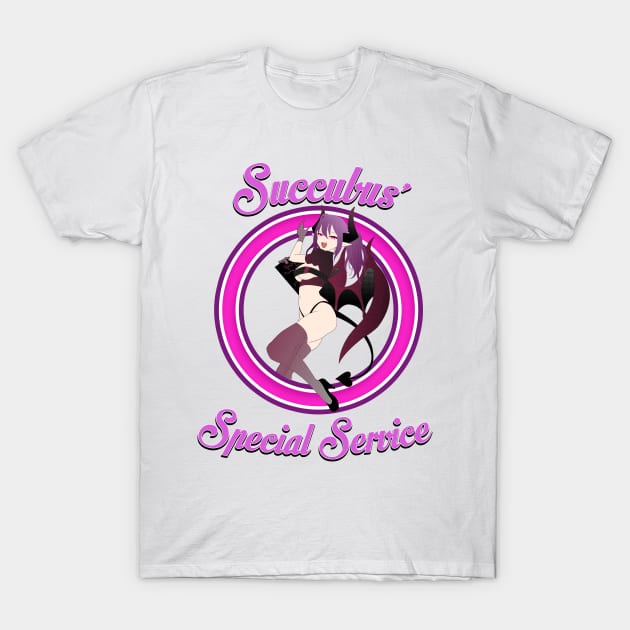 Succubus' Special Service T-Shirt by Shiromaru